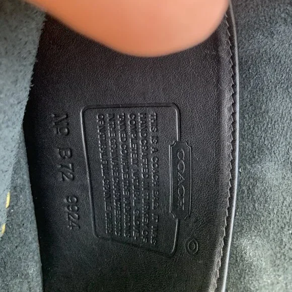 Vintage Coach Casino #9924 Crossbody Bag BLACK - Picture 14 of 16